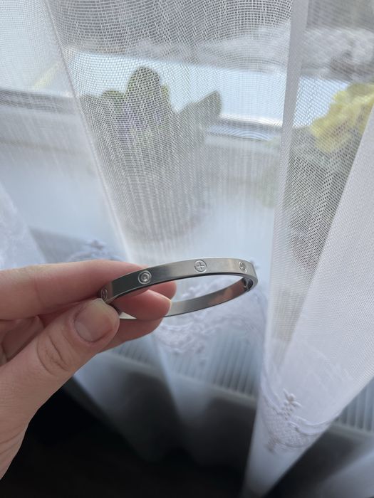 Браслет cartier срібло