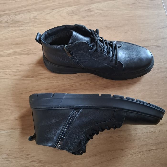Skórzane buty męskie