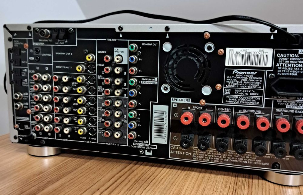 Wielokanałowy odbiornik Audio/Video PIONEER VSX-D2011-S/G.