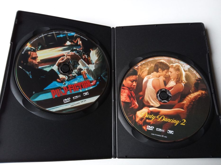 2 płyty DVD: Pulp fiction | Dirty dancing 2