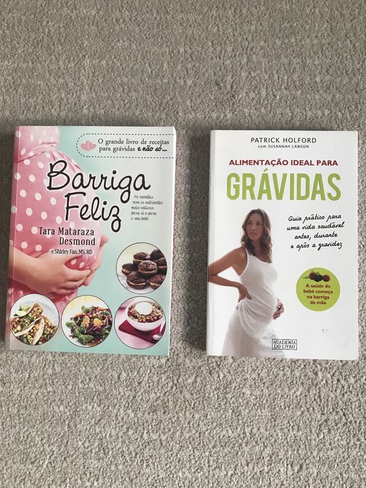 2 Livros Gravidez e alimentação
