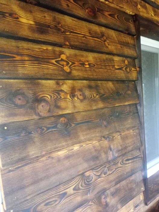 Deska elewacyjna opalana/szalówka postarzana opalana PRODUCENT