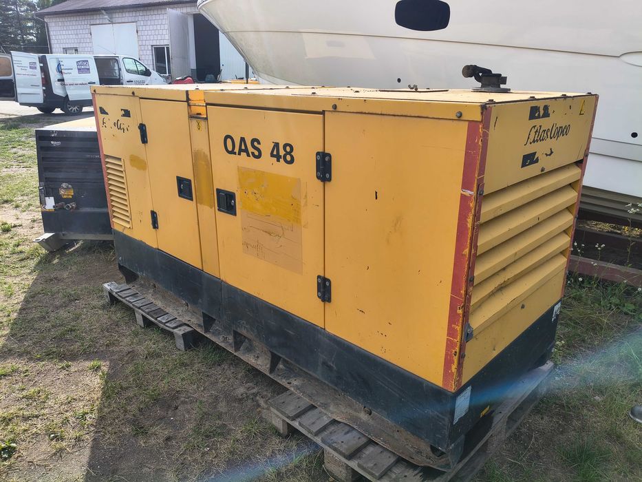 agregat prądotwórczy generator atlas copco qas 48 silnik perkins