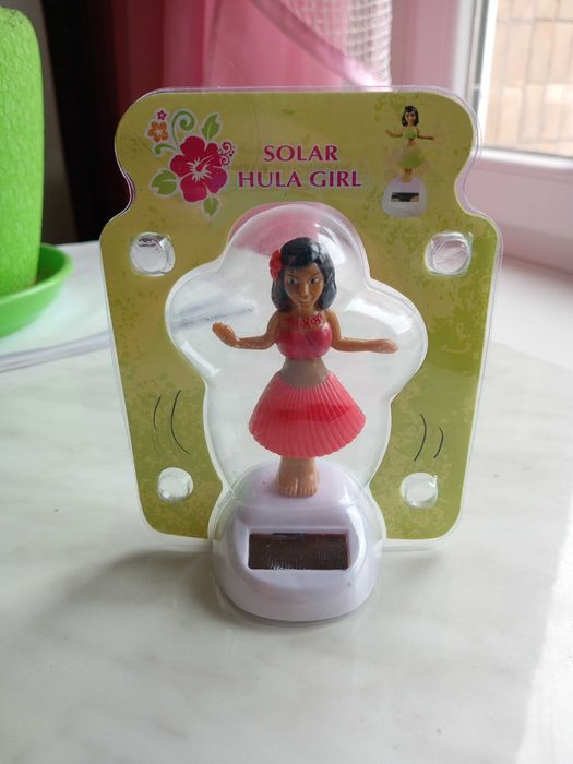 Игрушка Танцующая Гавайская девушка на солнечной батарее (Flip Flap)