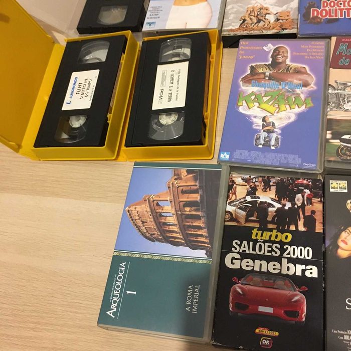 Lote de 23 cassetes VHS originais