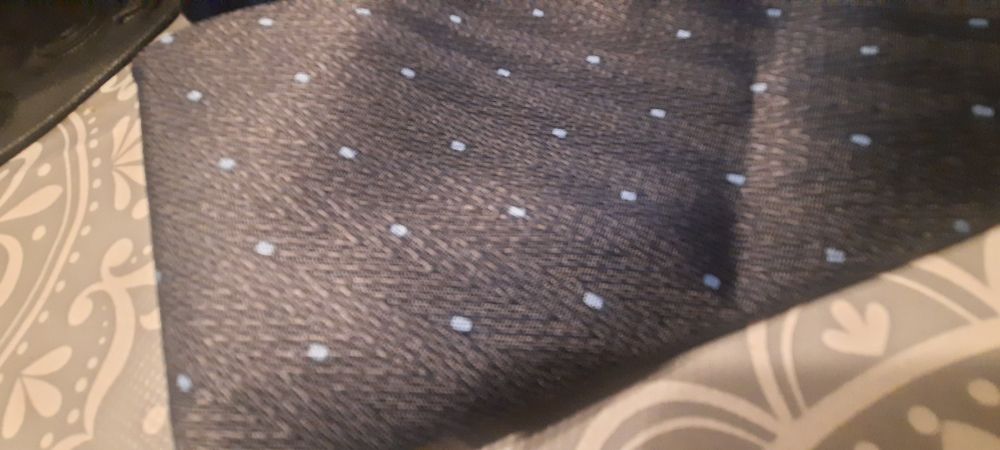 Krawat męski grafitowy