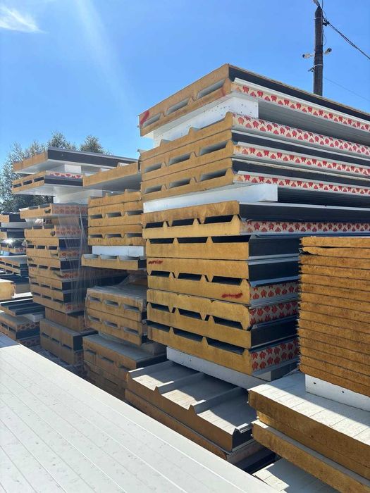 Płyty warstwowe II gatunek PIR – ścienne i dachowe, 40-160mm