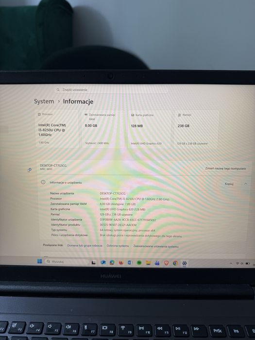 Huawei MateBook D15  MRC-W10