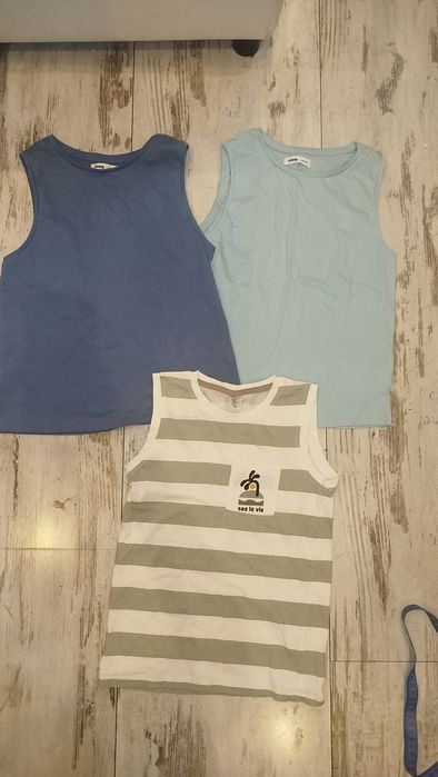 Koszulki na lato dla chłopca rozm 134/140