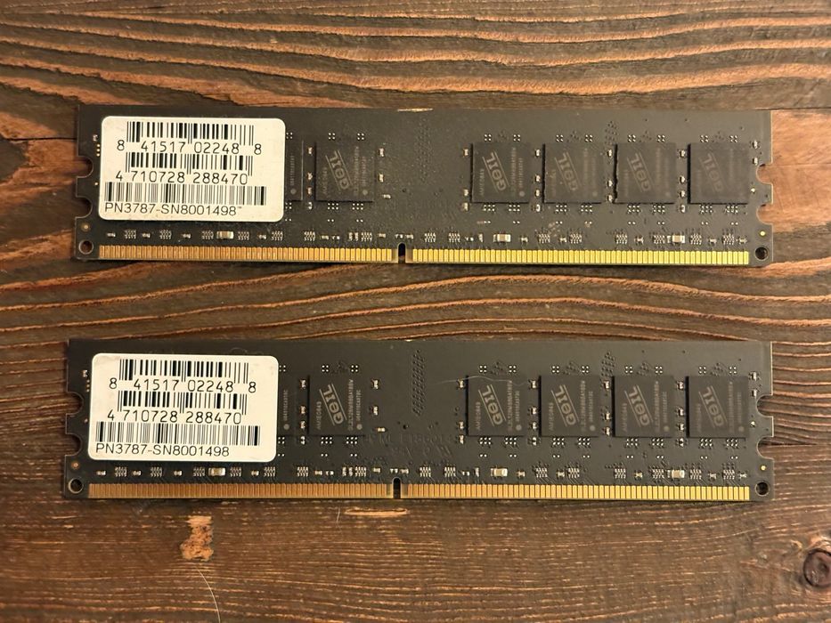 Kultowy RAM GeIL Black Dragon 4GB (2x2GB) DDR2 800MHz