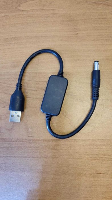 CERRXIAN DC 5 V do DC 12 V kabel USB konwerter podwyższający napięcie