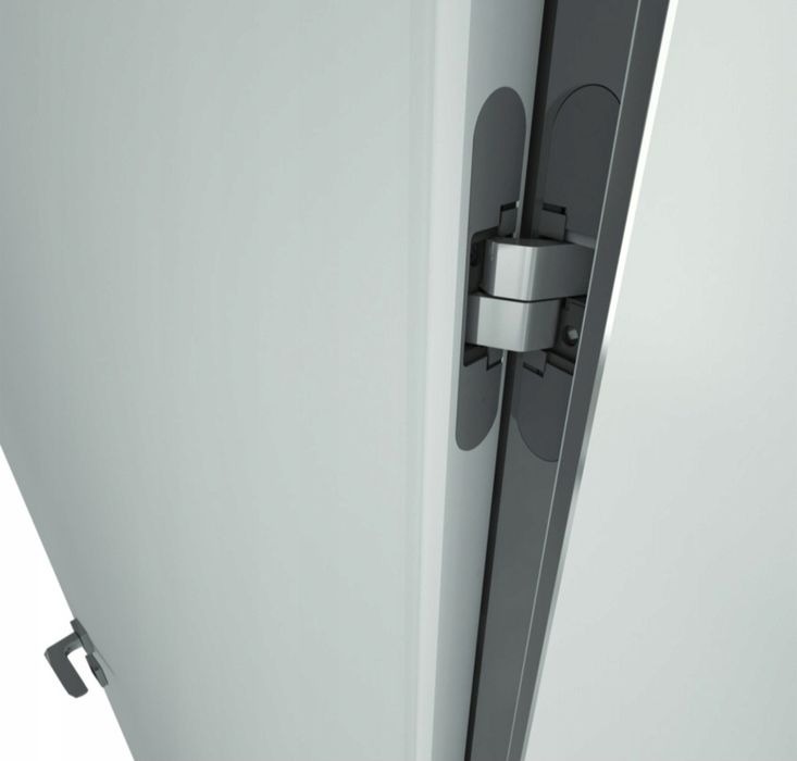 Drzwi Ukryte UNI ościeżnica aluminiowa 90 LEWE do malowania