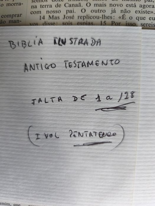 Fascículos Bíblia ilustrada antigo testamento