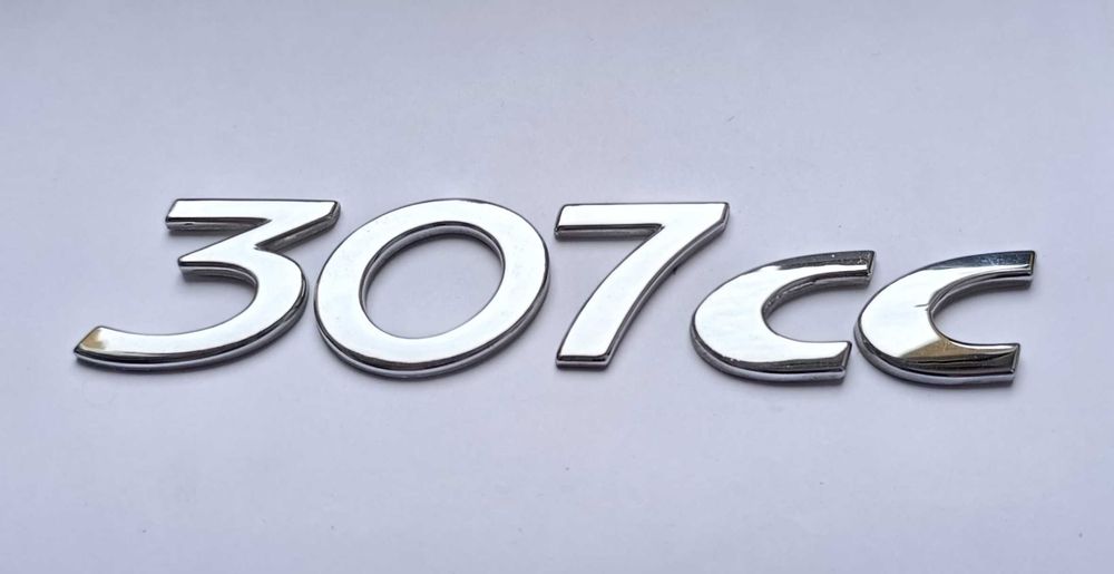Napis emblemat Peugeot 307 cc