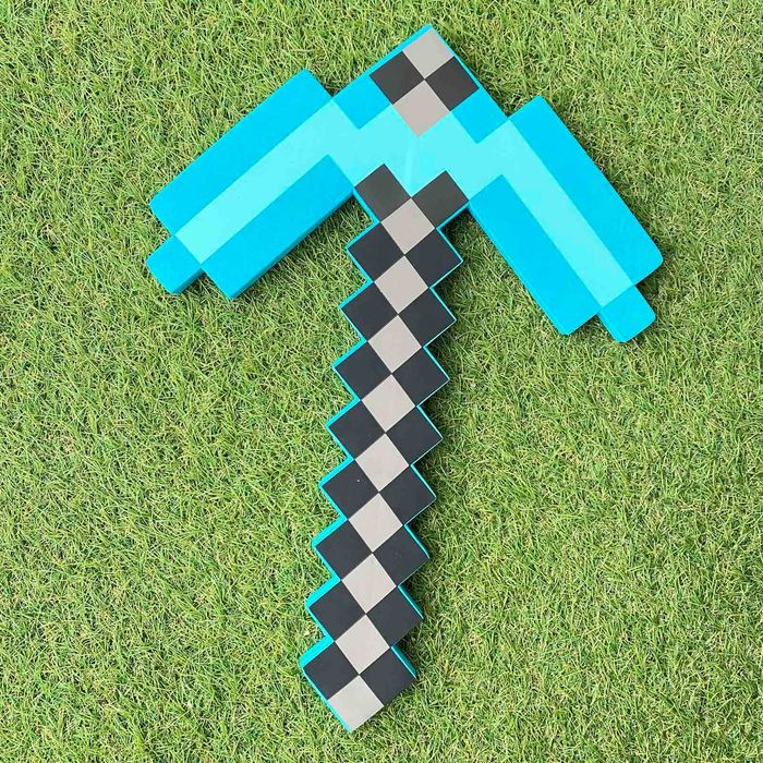 Игрушка Меч Алмазный 60см и Кирка Алмазная 45см Майнкрафт Minecraft