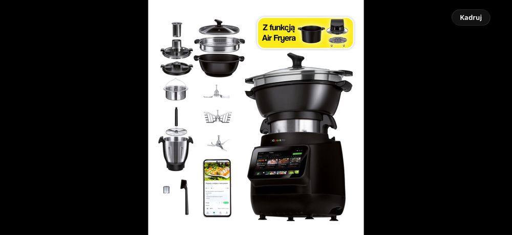 Wielofunkcyjny robot kuchenny ICOOOK PRO MRK-58 (WiFi) z wagą i funkcją Air Fryera