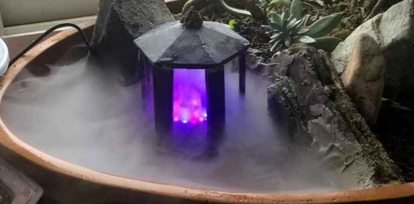 Máquina de Nevoeiro para aquário
