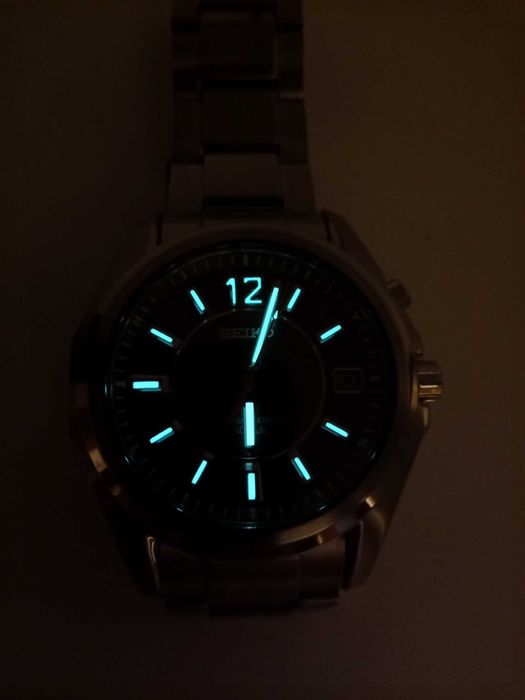 Мужские часы Seiko Solar SBTM077 титан радиоконтроль сапфир Japan made