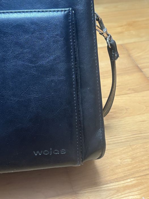 Skórzana męska torba marki wojas