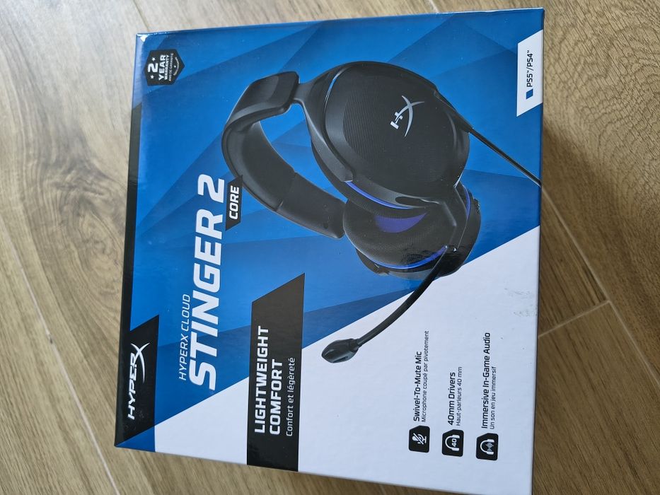 Słuchawki HyperX Cloud Stinger 2 Core PS – Czarne | NOWE