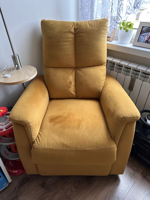 Fotel rozkładany CURRY VELVET