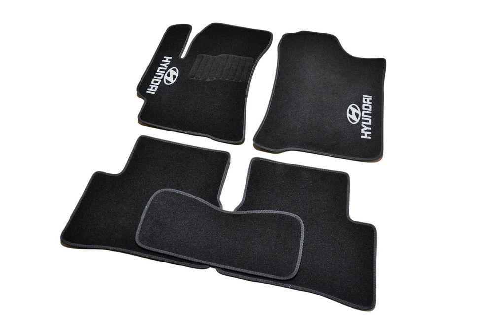 Ворсові коврики в салон Hyundai Accent\Creta\ Elantra\ Genesis\ Хюндай