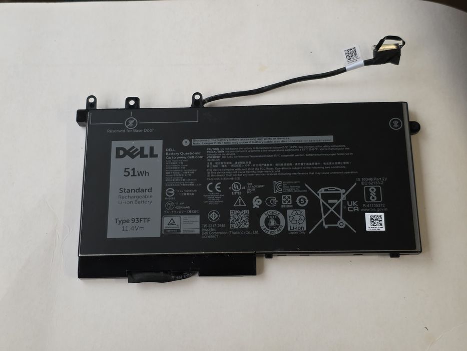 Bateria 93FTF do laptopa Dell / Oryginalna / excellent