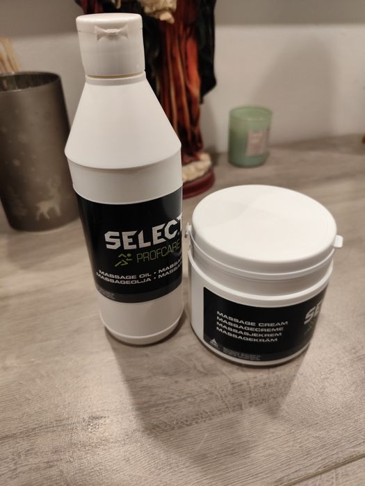Creme e óleo de massagem select profcare