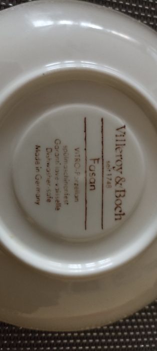 Spodek do filiżanki Villeroy & Boch Fasan czerwony