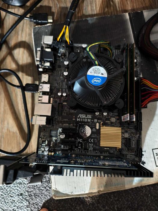 Комплект! Asus H110M-R s1151 + i5-6400 + 8gb ddr4