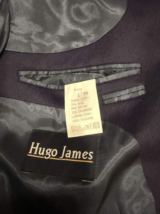 Мужской блейзер кашемир Hugo James  пиджак— идеальная база