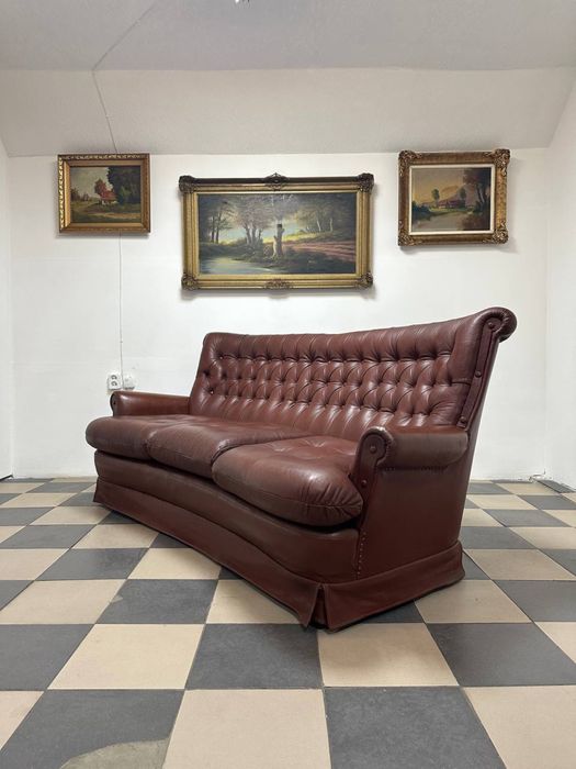 Диван шкіряний честер софа кожа