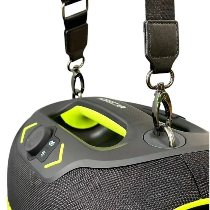 Портативная акустическая колонка 120 Вт  Bluetooth,  караоке, LED.