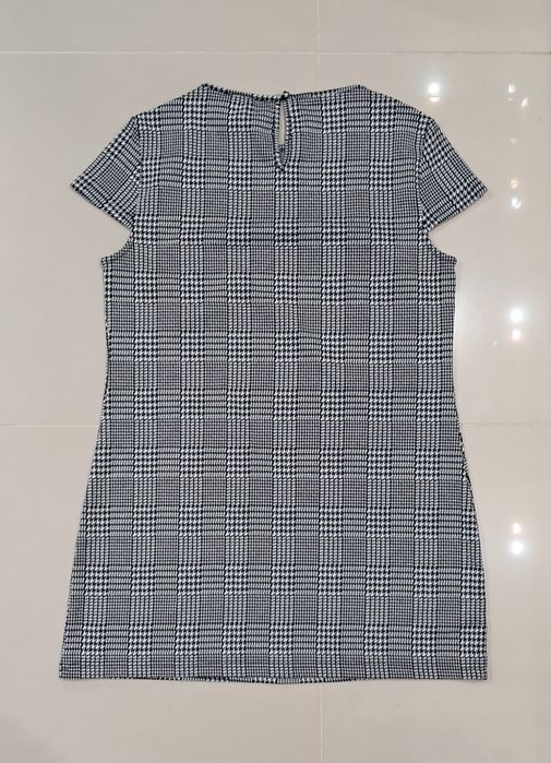 Elegancka bluzka tunika pepitka