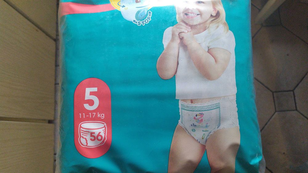 Pampers Pants size 5, 2 x 56