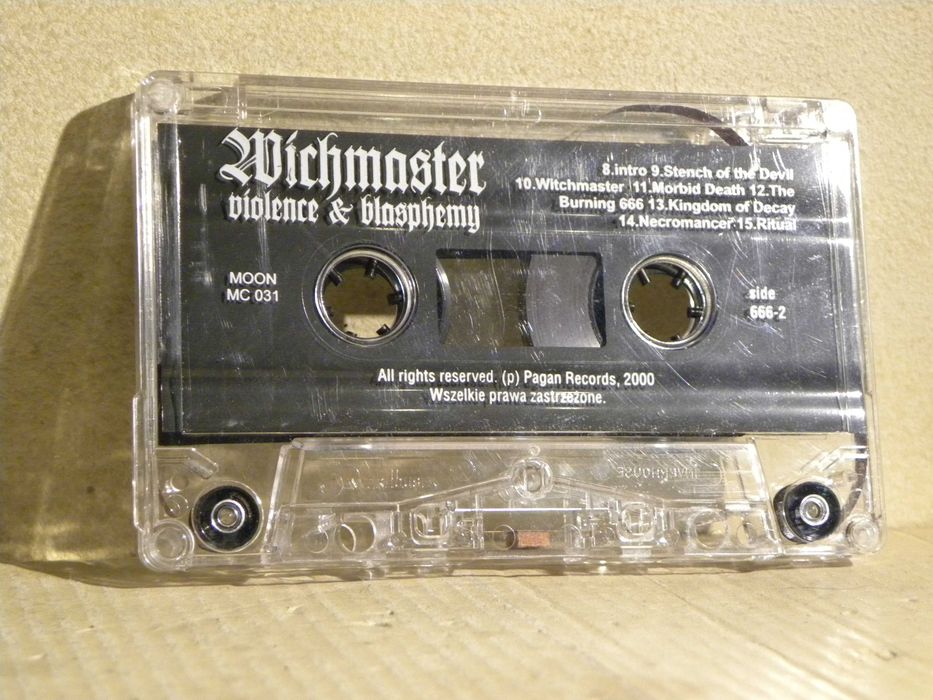 kaseta magnetofonowa Witchmaster – Violence & Blasphemy black metal