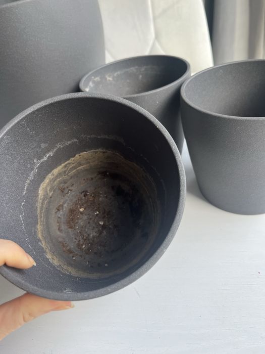 Persillade osłonka doniczki IKEA donice ciemnoszary 19 cm i 12 cm