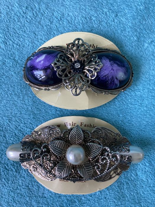 Винтажная заколка - автомат