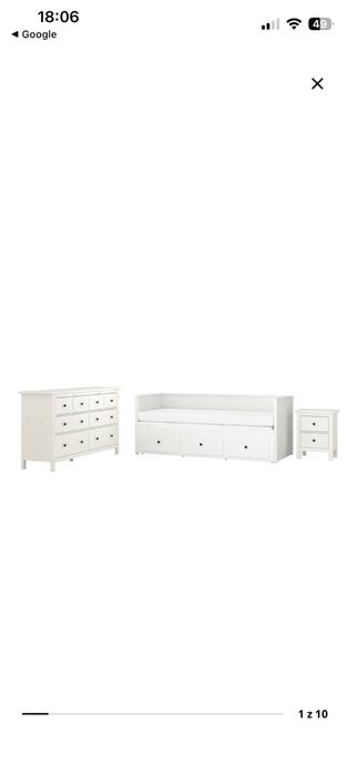 Zestaw mebli Ikea Hemnes