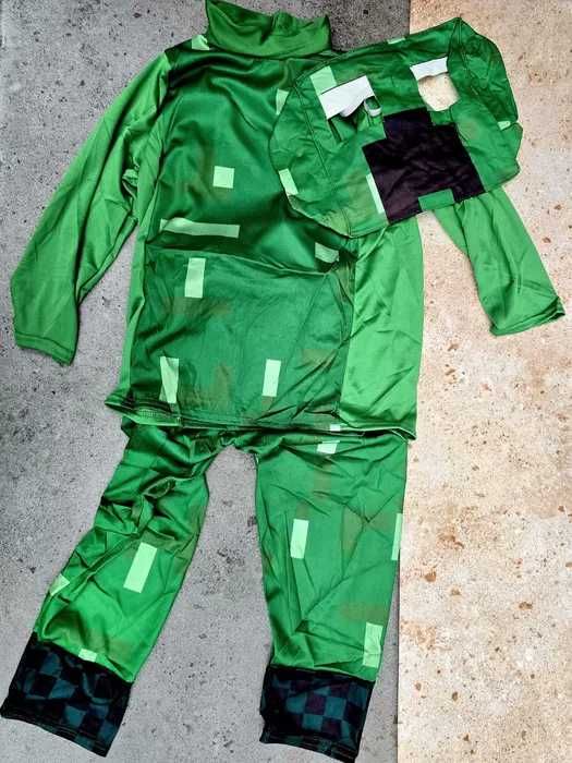 Strój przebranie Minecraft dla dzieci Creeper rozm L nowy