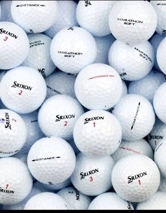 Bolas de golfe como novas