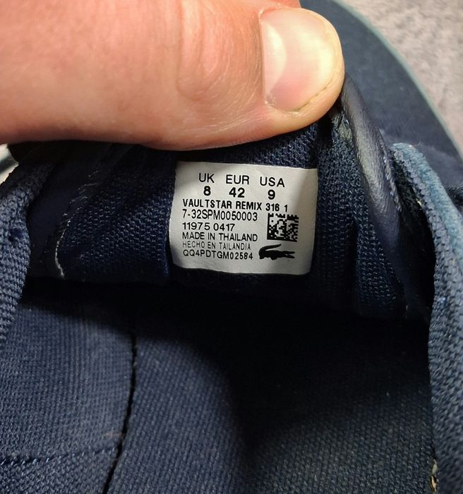 Кроссовки Lacoste мужские кеды ботинки