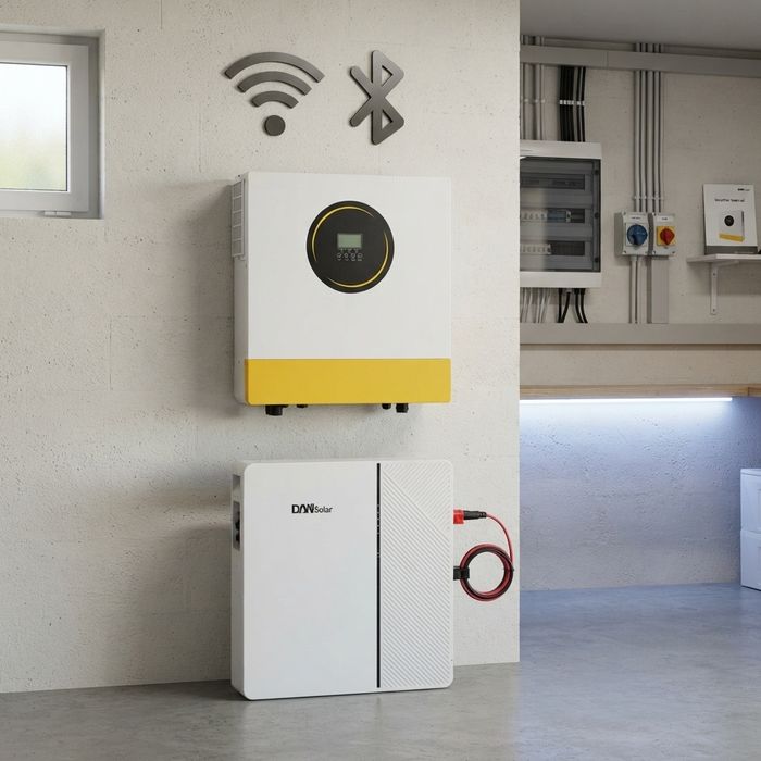 Комплект Anenji 11 кВт 48 В Wi-Fi з акумулятором DAH Solar DHN-LVWES05-G1