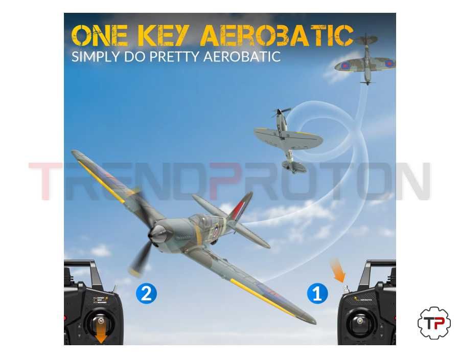 Remote-Controlled Spitfire Airplane64730292449793121