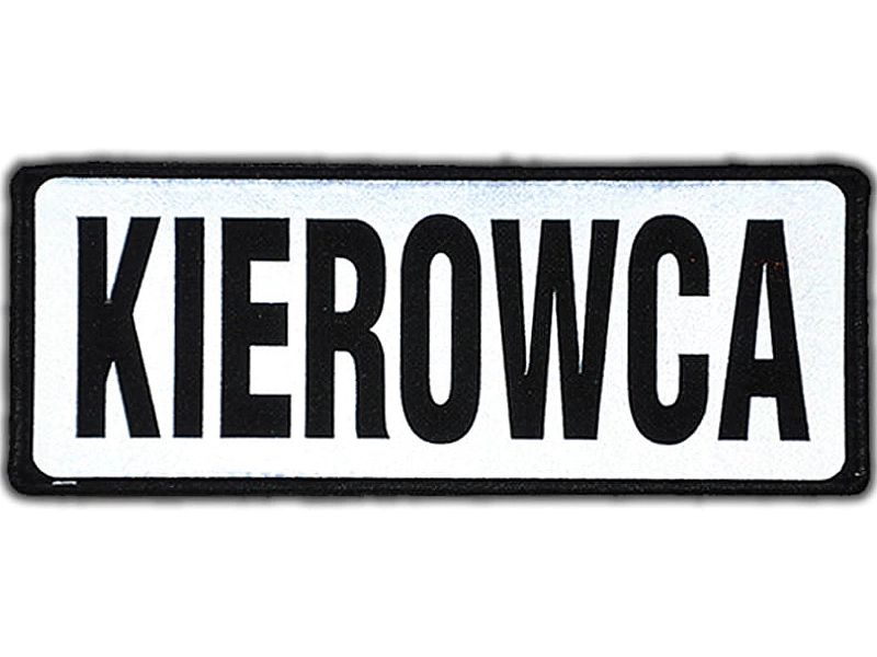 Emblemat funkcyjny odblaskowy na rzepie 13 x 5 cm NOWY