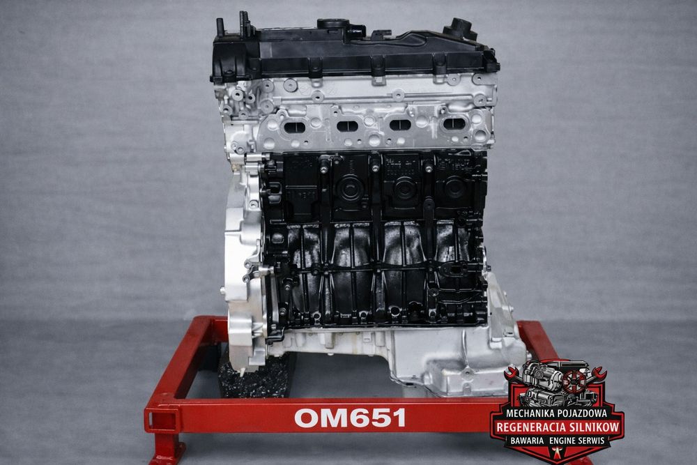 Silnik Mercedes OM651 2.2 CDI regenerowany nowy wal gwarancja montaz