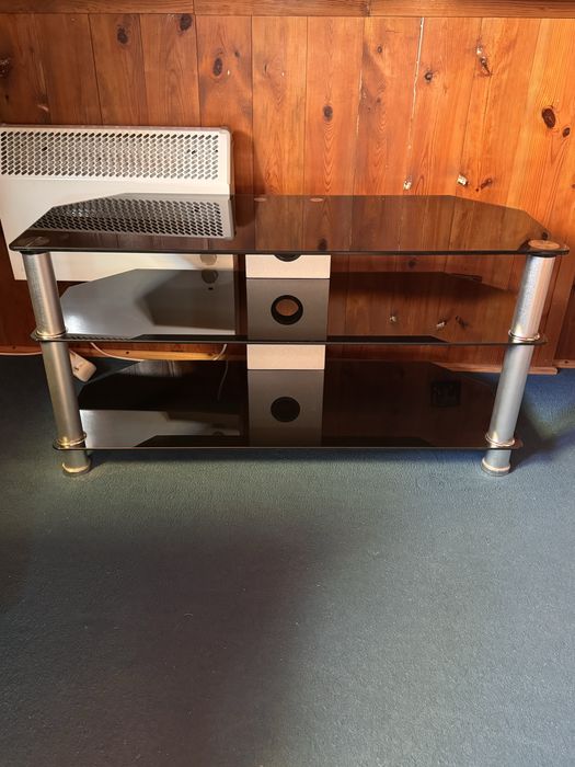 Szklany stolik pod telewizor rtv