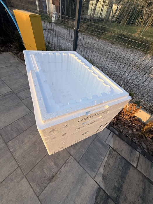 Styrobox, pudełko styropianowe, segmentowe 35L