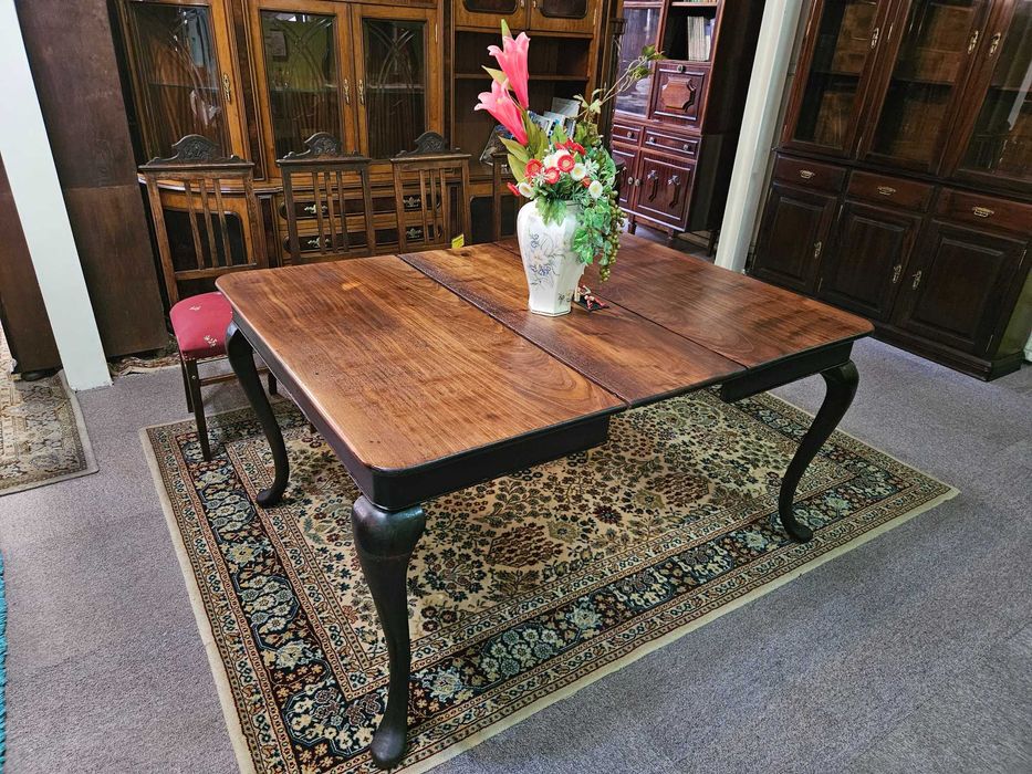 Mesa antiga - extensível - Restaurada