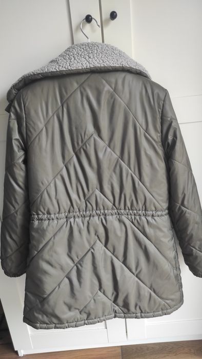 Kurtka zimowa damska, płaszcz 38 khaki